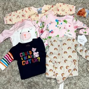 Bundle of baby girl clothes NWT , different size